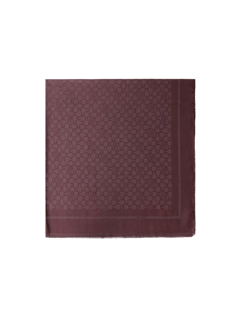 Elisabetta Franchi sciarpa con pattern logo