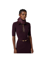 Elisabetta Franchi sciarpa con pattern logo