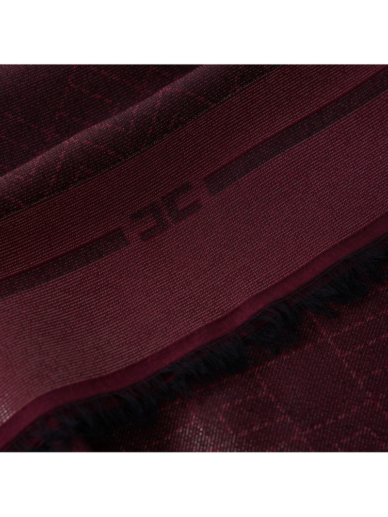 Elisabetta Franchi sciarpa con pattern logo