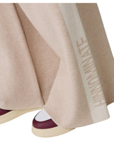 Hinnominate pantalone in maglia a palazzo con bande in contrasto e logo in punto rovescio