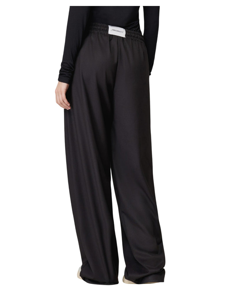 Hinnominate pantalone over in twill con coulisse