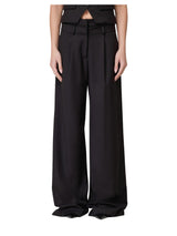 Hinnominate pantalone vita alta con doppio cinto