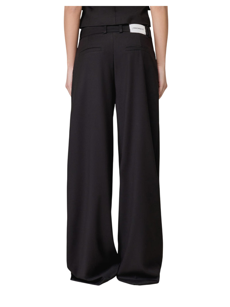 Hinnominate pantalone vita alta con doppio cinto
