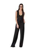 Hinnominate pantalone vita alta con doppio cinto