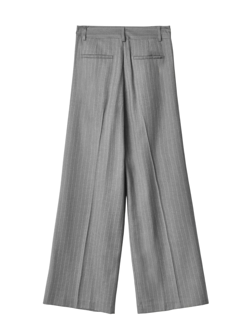 Hinnominate pantalone over gessato con pences