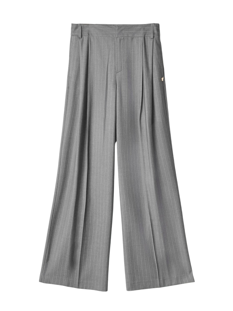 Hinnominate pantalone over gessato con pences
