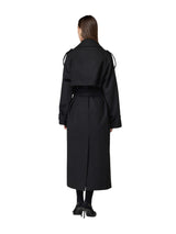 Hinnominate cappotto over in panno con cintura