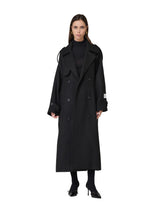 Hinnominate cappotto over in panno con cintura