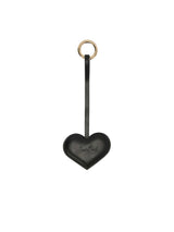 MC2 Saint Barth bag charm a cuore in pelle nera