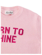 MC2 Saint Barth maglione New Queen in misto cashmere e con jacquard lurex Born to Shine