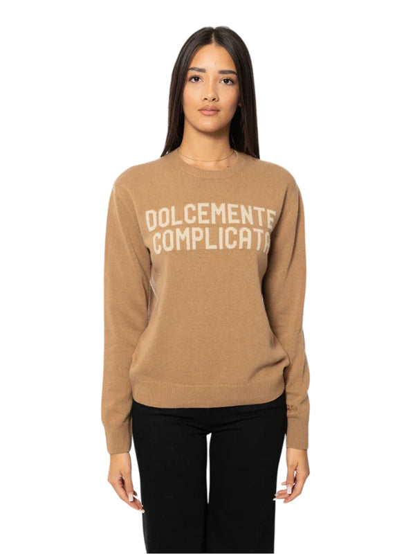 Maglione New Queen con stampa Dolcemente Complicata