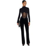 Body bustier in maglia