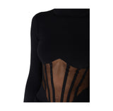 Body bustier in maglia