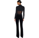 Body bustier in maglia