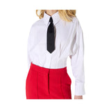 Camicia in popeline con cravattino
