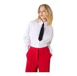 Camicia in popeline con cravattino