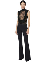 Body in georgette e pizzo