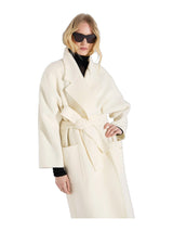Cappotto in panno double di lana