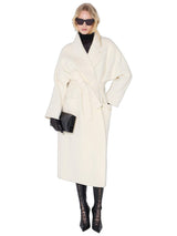 Cappotto in panno double di lana