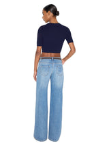 Top in maglia con dettagli gioiello