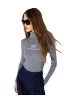 Dolcevita in maglia a costine