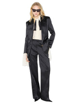 Pantaloni in gazar e raso