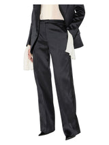 Pantaloni in gazar e raso
