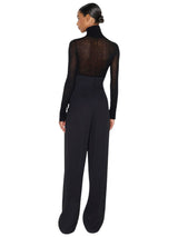 Pantaloni in gabardina fluida
