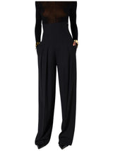 Pantaloni in gabardina fluida