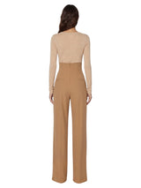 Pantaloni in gabardina fluida