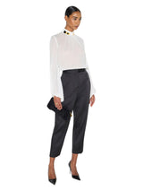 Pantaloni in raso stretch