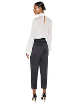 Pantaloni in raso stretch