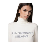 Maglia dolcevita con intarsio