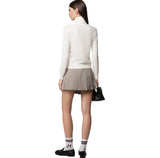 Maglia dolcevita con intarsio