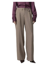 Pantaloni dritti con pinces