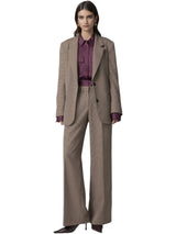 Pantaloni dritti con pinces
