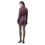 Short a farfalla con rouches