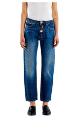 Jeans Zoe blu - bottoni gioiello