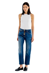 Jeans Zoe blu - bottoni gioiello