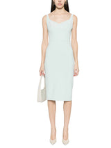 Elisabetta Franchi abito tubino in crêpe stretch con zip