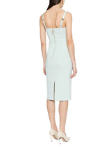 Elisabetta Franchi abito tubino in crêpe stretch con zip