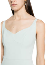 Elisabetta Franchi abito tubino in crêpe stretch con zip