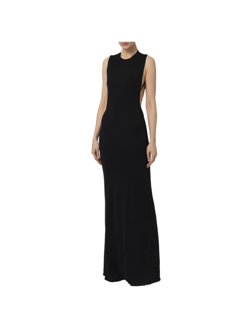 Elisabetta Franchi abito red carpet con schiena scoperta