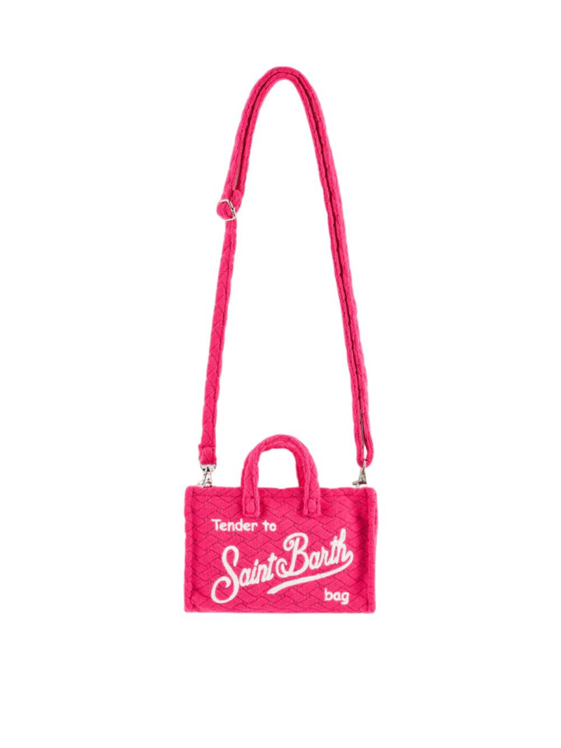 MC2 Saint Barth porta cellulare in spugna fuxia goffrata