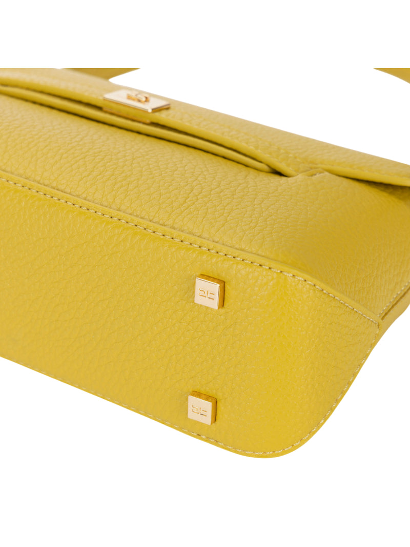 Elisabetta Franchi borsa a spalla con placca logo