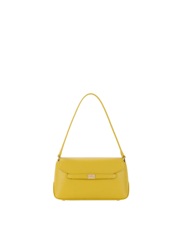 Elisabetta Franchi borsa a spalla con placca logo
