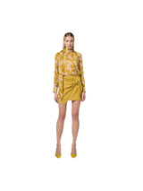 Elisabetta Franchi blusa stampata in voile di seta