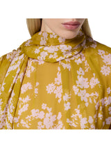 Elisabetta Franchi blusa stampata in voile di seta
