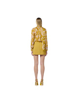 Elisabetta Franchi blusa stampata in voile di seta