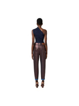 Elisabetta Franchi top monospalla in jersey leggero